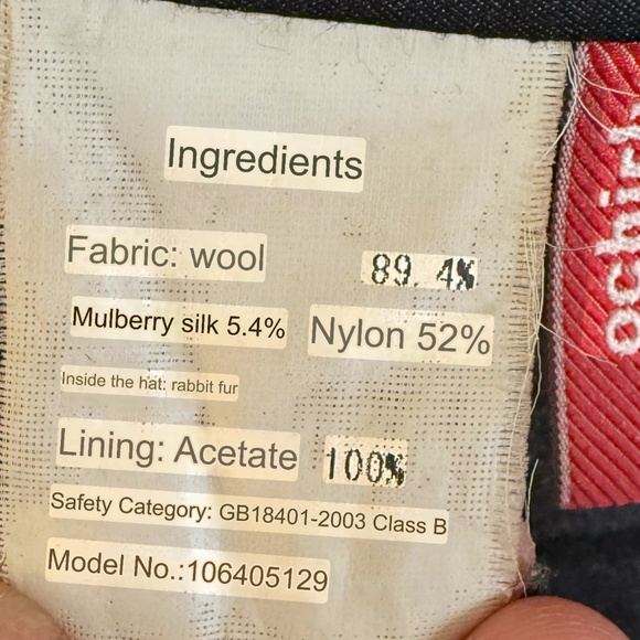 Ochirly Wool & Silk Blend Coat with Rabbit Fur Lined Hood – Size Extra-Small - Picture 13 of 14